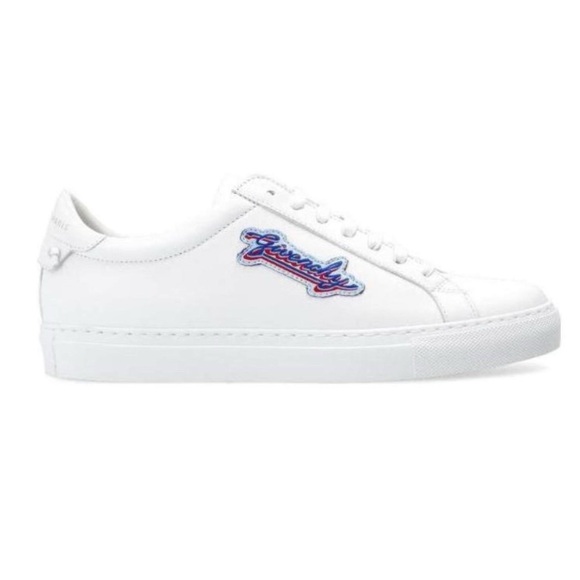 GIVENCHY Logo-patch Sneakers In White Size 42 USA 9.5 - Picture 5 of 14